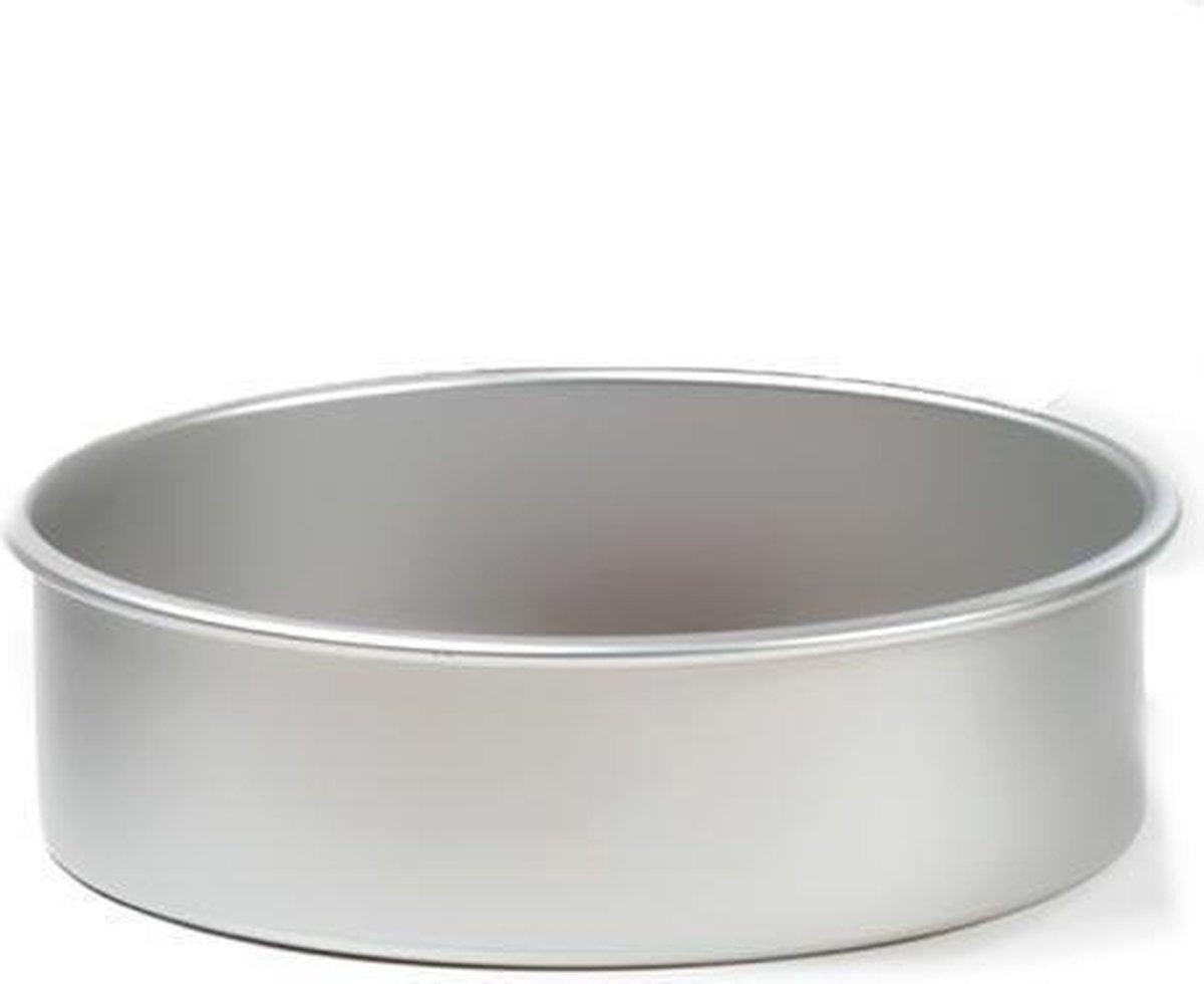 Ronde aluminium bakvorm 7.5cm hoog