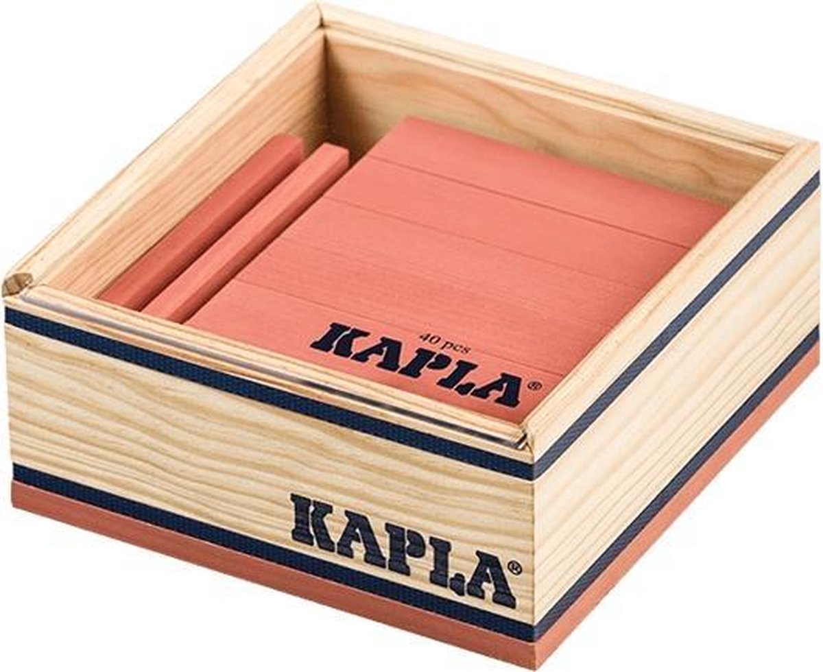 KAPLA Kleur - 40 Plankjes -  Roze
