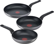 Tefal Easy Plus Pannenset - Ø 20 + Ø 24 + Ø 28  cm - Niet geschikt voor inductie