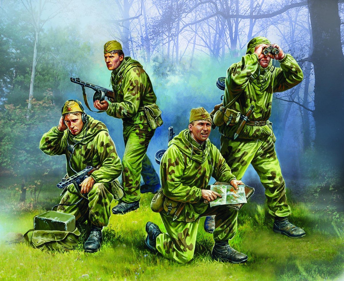 Zvezda - Soviet Reconnaissance Team (Zve6137)