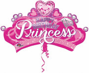 Anagram Folie Ballon Prinsessen Kroon 81x48 cm