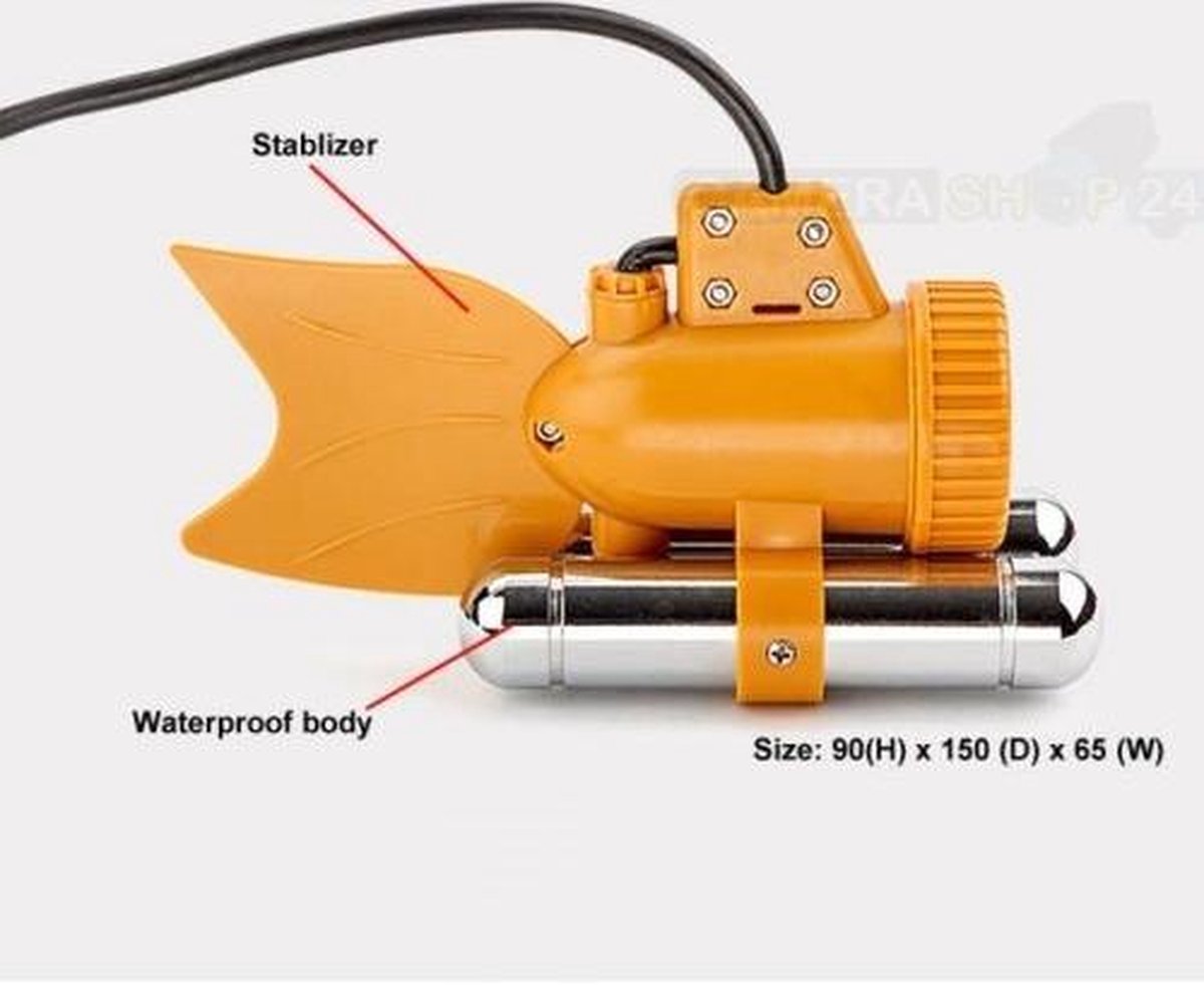 Onderwater camera kofferset - 1000TVL - 30 meter - uwc6002a