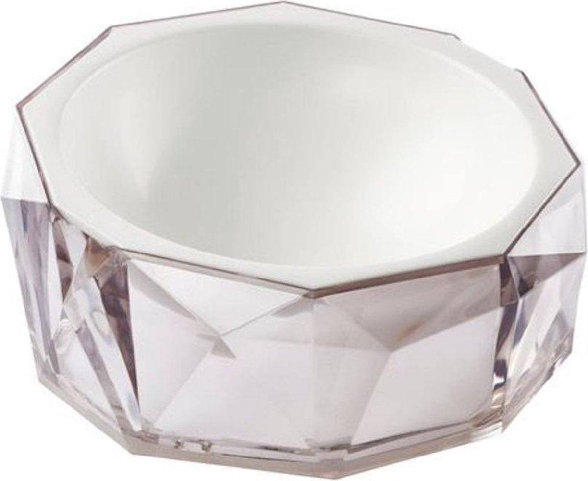 Luxe design ergonomische voerbak voor hond en kat - Diamond Collection