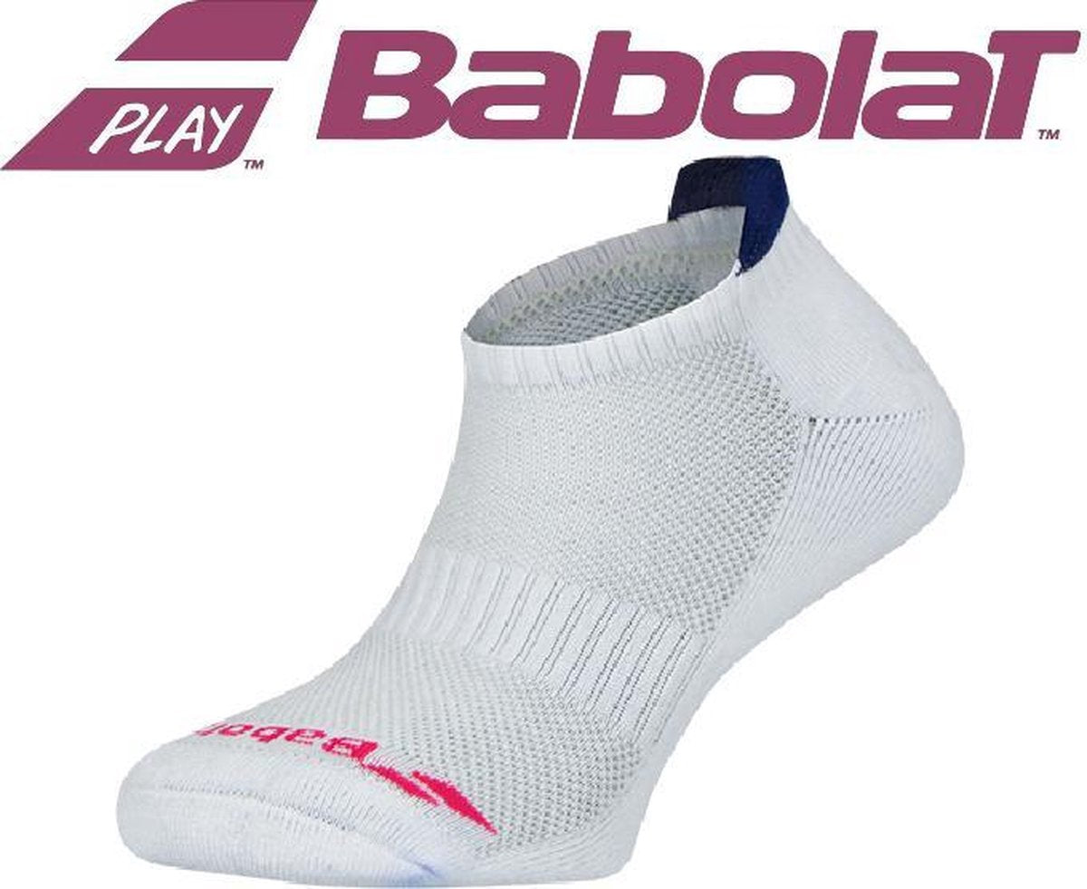 Babolat invisible enkelsokken wit (2paar) - maat 35/38