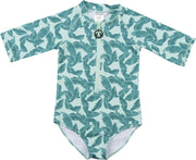 Ducksday - UV Surf Badpak met rits voor meisjes - UPF 50+ - Eendelig - Epic - 4 jaar