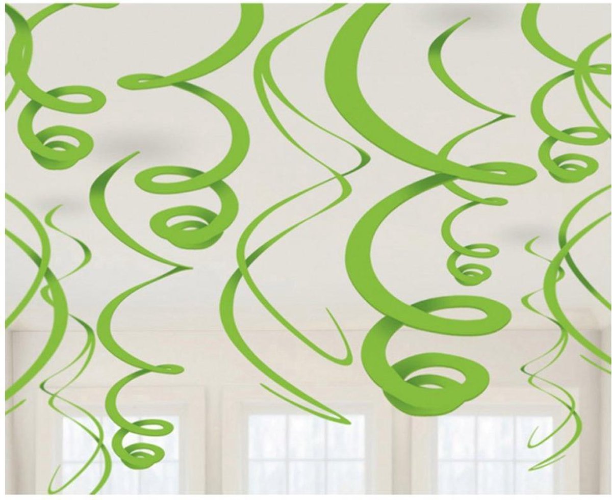 Swirls Groen- 12 stuks