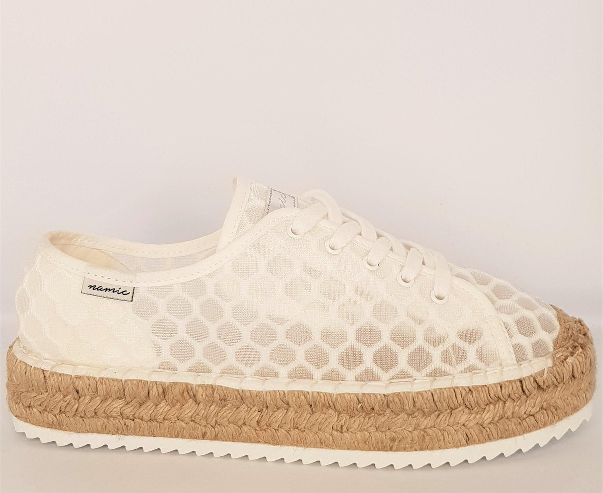 Namic espadrilles wit mt 37