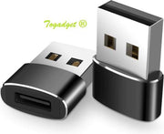 USB-C female naar USB 2.0 male Adapter