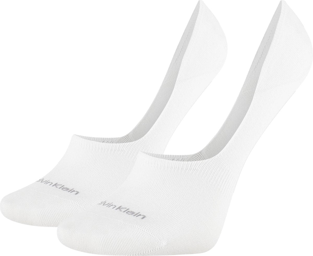 Calvin Klein 2P Cotton Logo Jessica Dames Invisible Sneakersokken - Maat 35-38