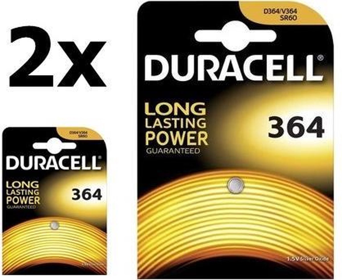 2 Stuks - Duracell 364-363