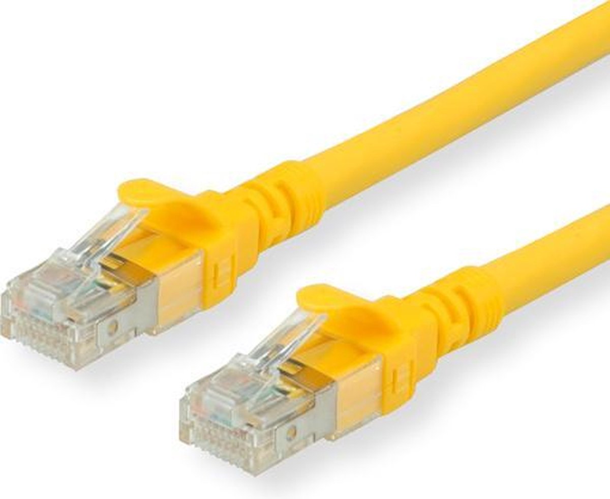 ROLINE 20m Cat.6 UTP netwerkkabel Cat6 U/UTP (UTP) Geel