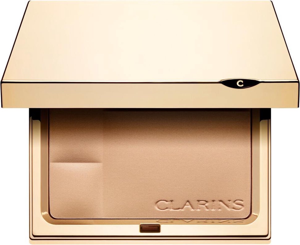 Clarins Compact Poeder Foundation Ever Matte Poudre Compacte Minerale Gemengde/Vette Huid 01 Transparant Light
