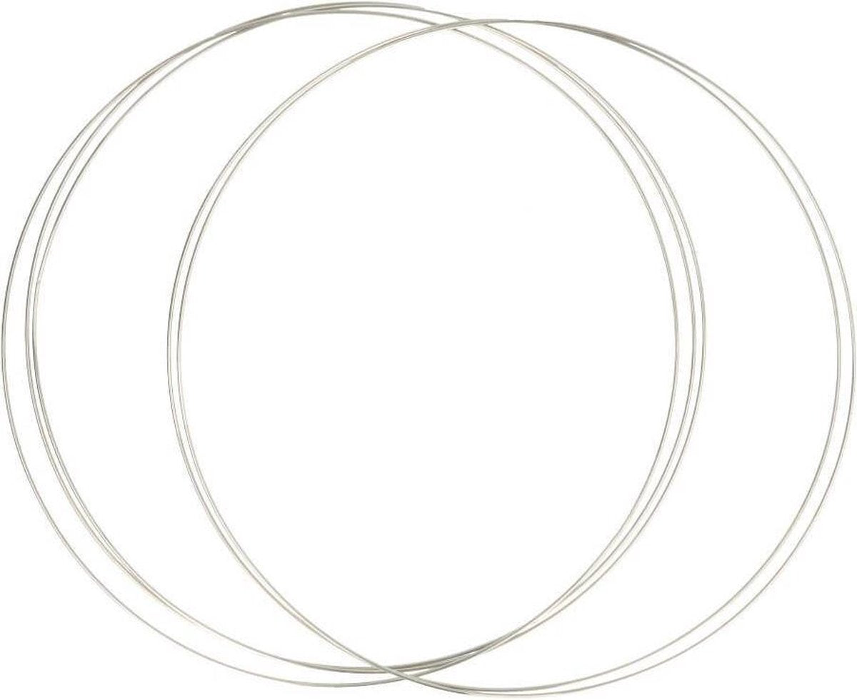 Metalen Ringen 3mm. 30CM. (dromenvangers Zonnehangers Mandalaringen ) 5 Stuks.  [ eerst meten dan bestellen ]