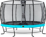 Trampoline EXIT Elegant Premium - ø427cm + net Deluxe - blauw