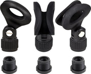 Áengus AM4 Mirofoonklem set - 3 stuks flexibele universele Microfoonhouder met schroefdraad-adapter