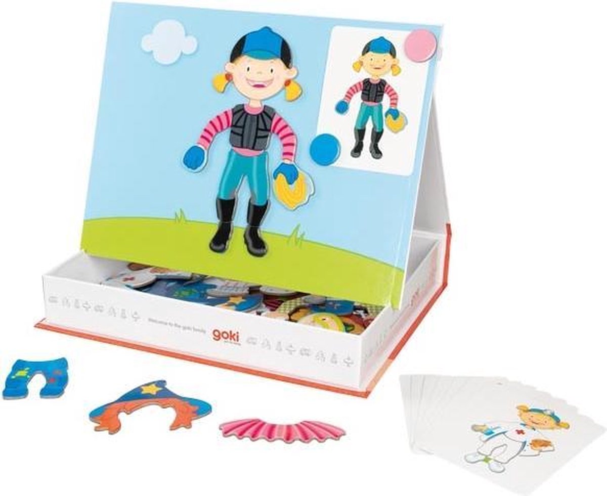 Goki Dress-up magnet game