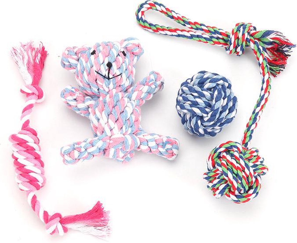 honden speelgoed puppy speeltjes intelligentie dog toys hond - 4 stuks