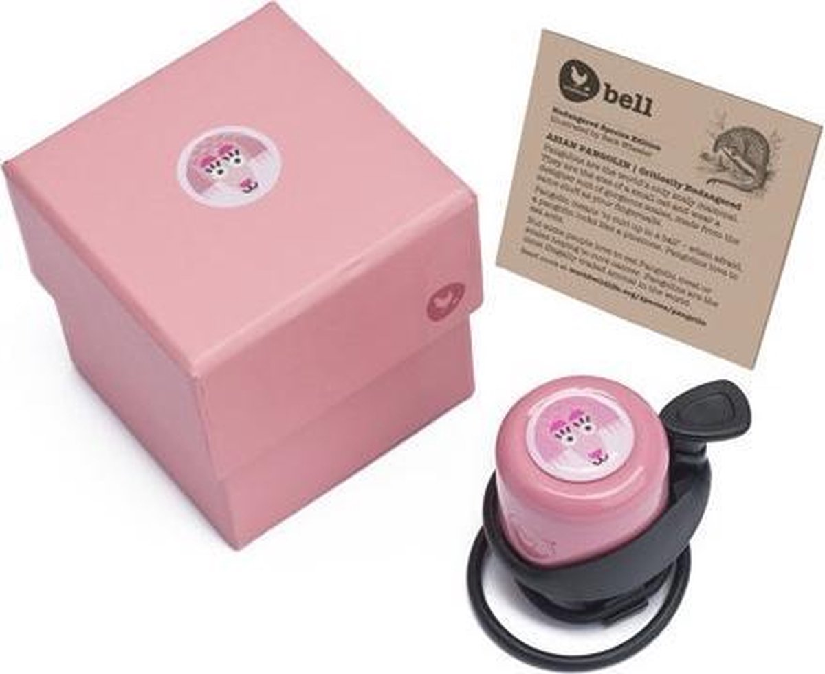 Wishbonebike Fietsbel Roze