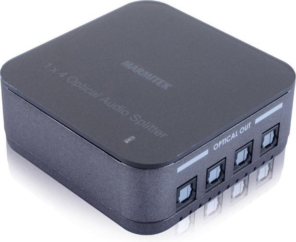 Marmitek Split TS14 digitale optische Toslink audio splitter 1 in - 4 uit