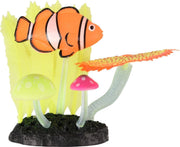 Ad fluo clownvis met uitstromer assorti 11x5x10 cm Flamingo