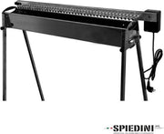 Spiedini AutoBBQ 40 - Automatisch roterende houtskoolbarbecue voor 40 arrosticini of kleine saté - RVS