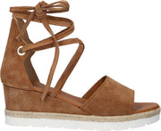 Notre-V Z401 Sandalen - Met Sleehak - Dames - Cognac - Maat 40