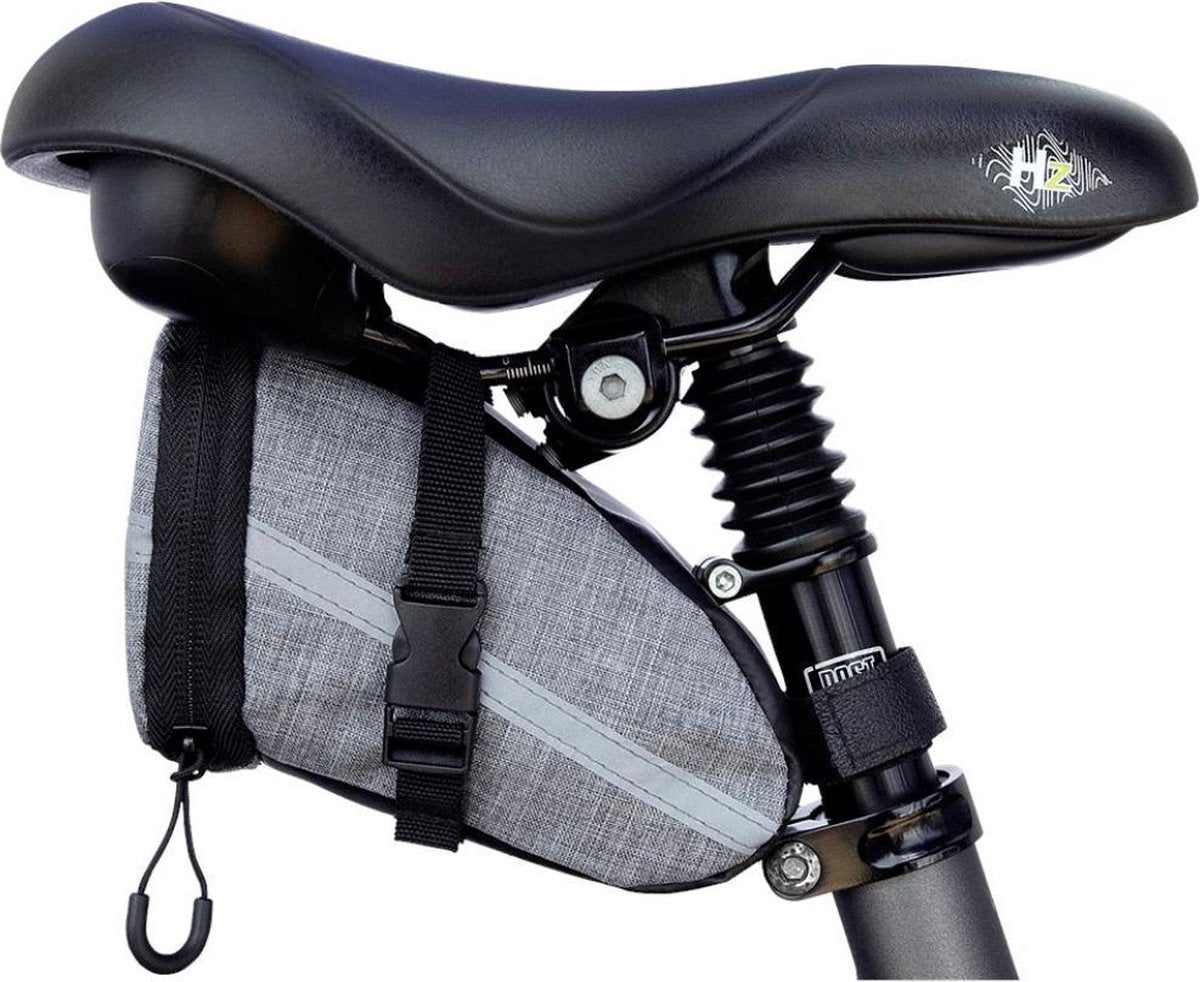 Zadeltas voor Fiets - Zwart - Waterdicht - Fietstas - Zadelzak - Fiets Zadeltas - Opberging Zadel - Voor Koersfiets Stadsfiets MTB Mountainbike Racefiets Omafiets - Regenbestendig - Waterbestendig - Fietszadeltas