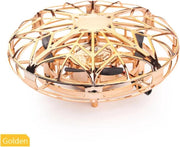Jumalu Mini RC UFO Drone - Quadcopter - Helikopter - Speelgoed - Zwevende UFO - 4 Propellers - USB oplaadbaar - Goud