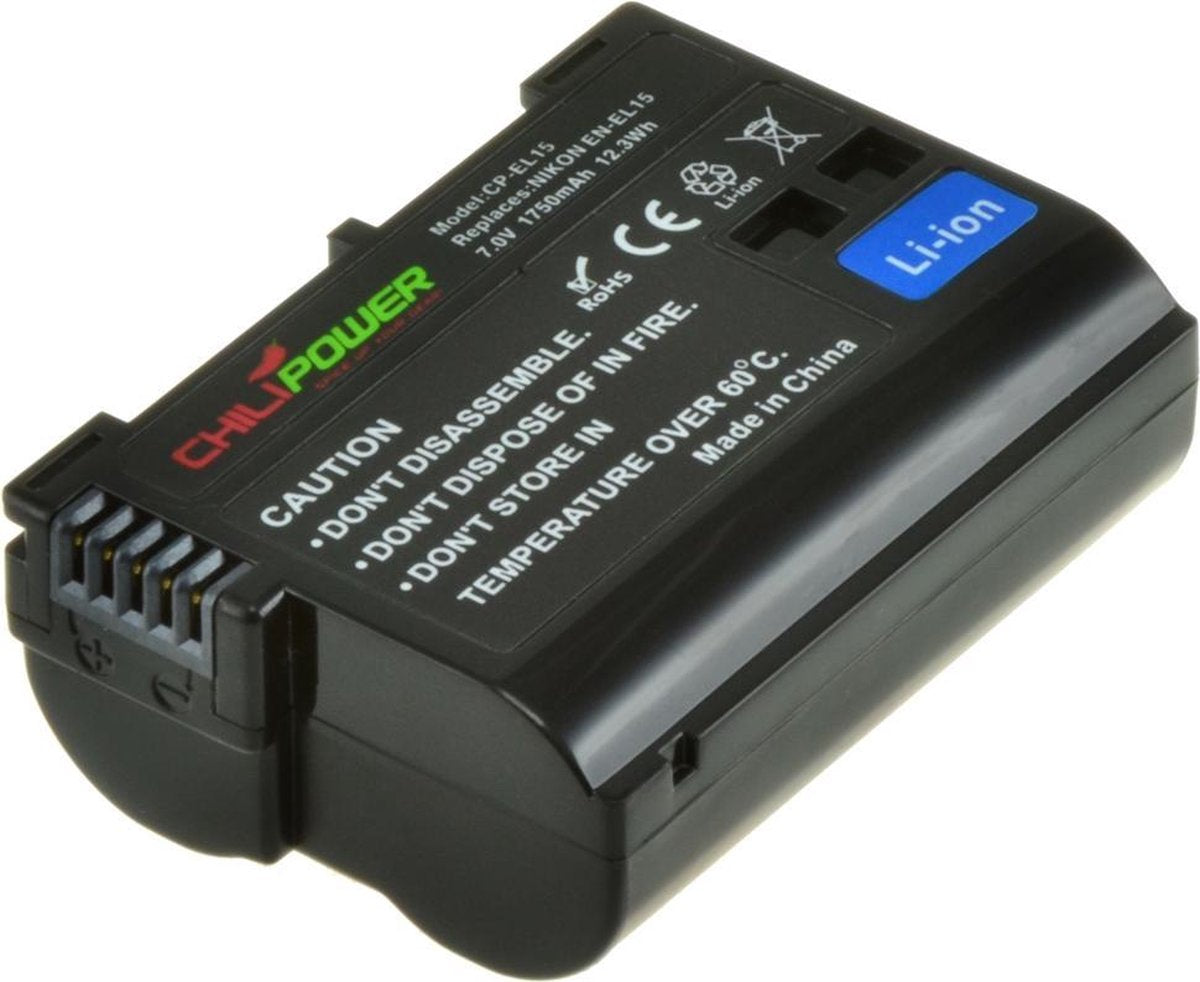 ChiliPower camera accu Nikon EN-EL15