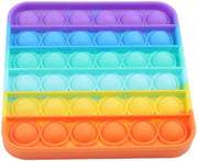 Pop It Fidget - Pop Bubble - Vierkant - Rainbow