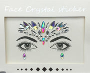 DW4Trading® Gezichtsversiering decoratie crystal 15
