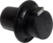 Centek Marine zwarte kunststof GRP Spiegeldoorvoer Ø127mm met zwarte Terugslagklep