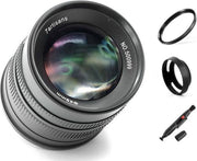 7artisans 55mm F1.4 manual focus lens Fujifilm systeem camera + Gratis lenspen + 49mm uv filter en zonnekap