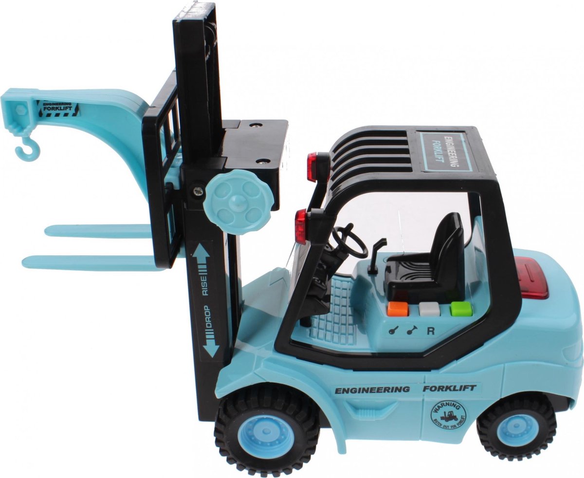 Toi-toys Vorkheftruck Forklift Met Licht En Geluid Blauw 29 Cm