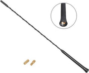 Vervangingsmast - Autoantenne -  AM/FM - 41cm - 5mm/6mm adapters - Auto accessories