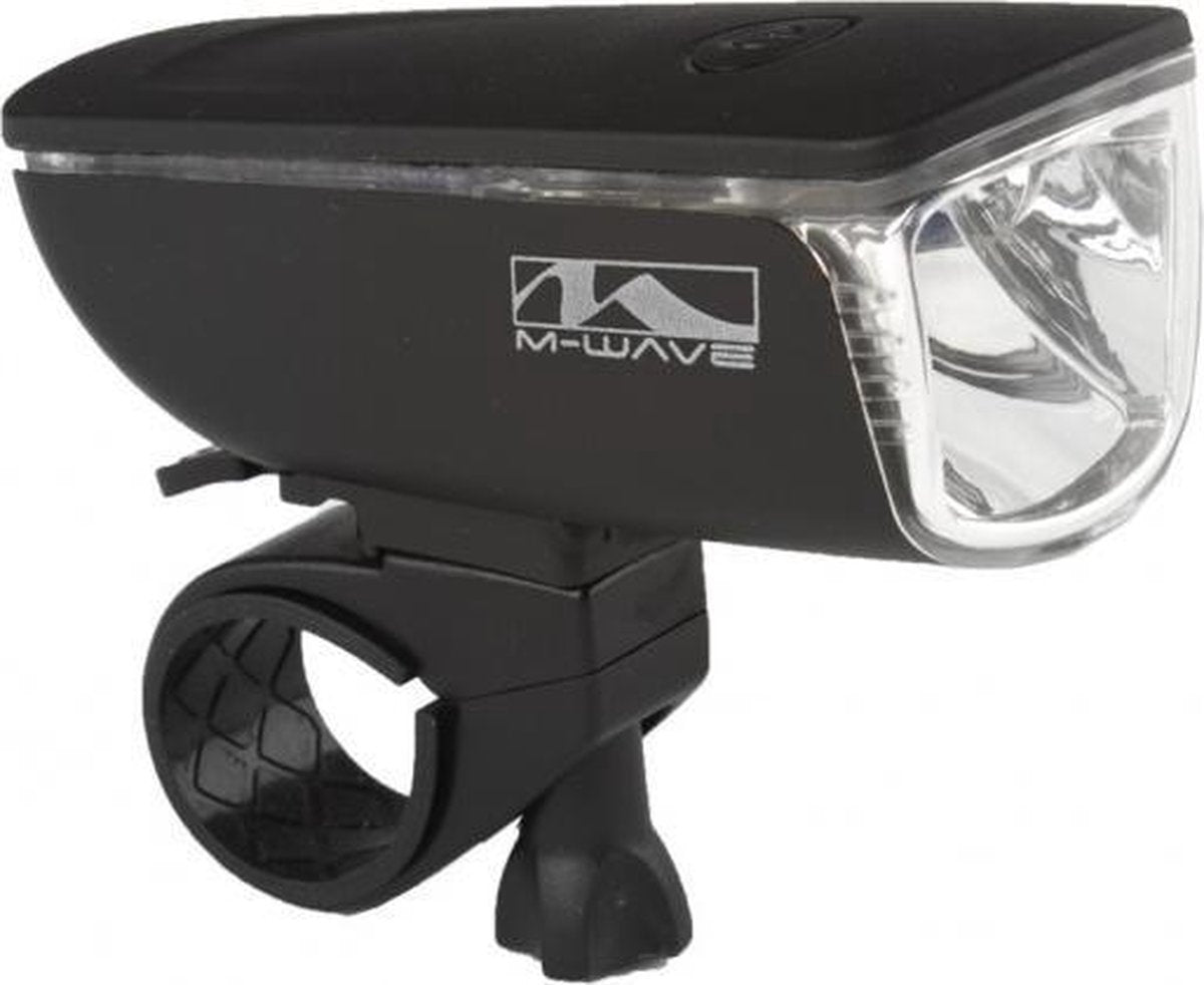 M-Wave Apollon k 1.2 1 watt - Verlichtingsset - LED - Batterij - Zwart