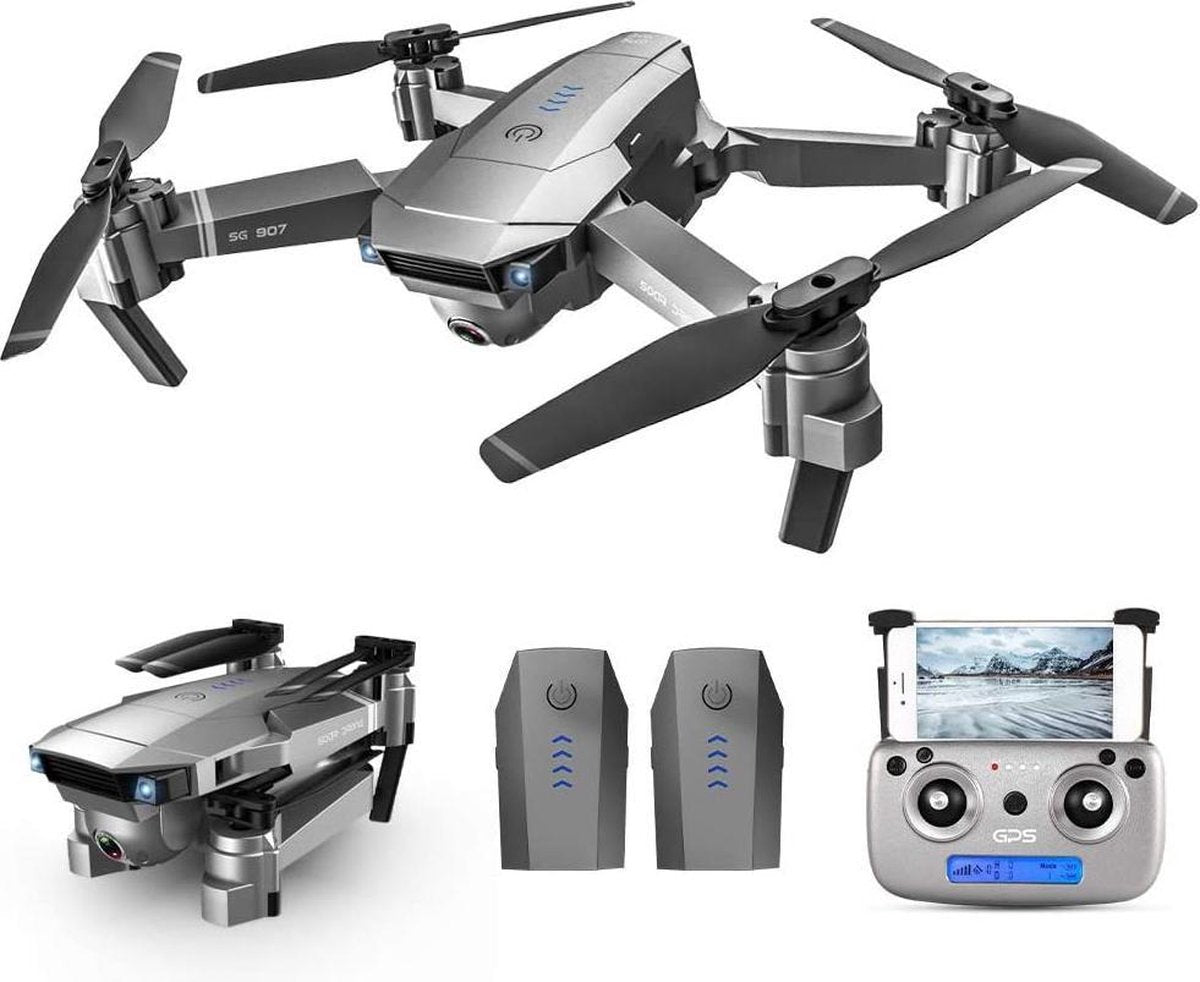SG907 Professionele Drone met Camera – 4K Full HD Dual Camera – Mini Drone – Foto – Video – 50X zoom – Inklapbare Drone
