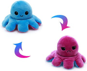 Octopus Knuffel Mood - Baby Knuffel - Squishy - Mood Knuffel - Emotie knuffel - 20 cm - Roze/Blauw