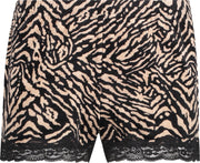 Hunkemöller Dames Shorts Velours Zebra - maat XS