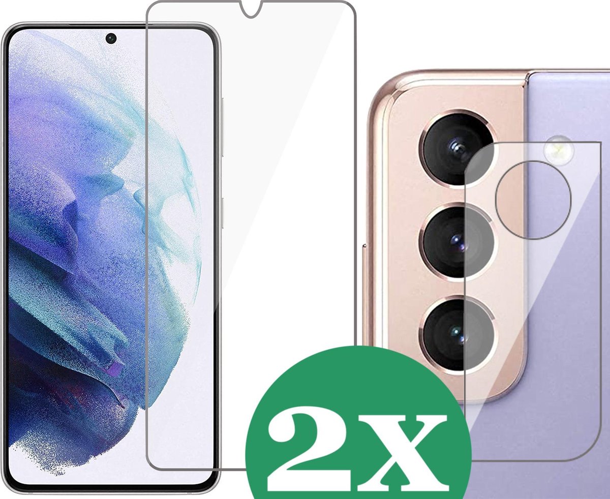 Samsung S21 Plus Screenprotector - Samsung Galaxy S21 Plus Screen Protector en Samsung S21 Plus Screenprotector Camera - 2 Stuks