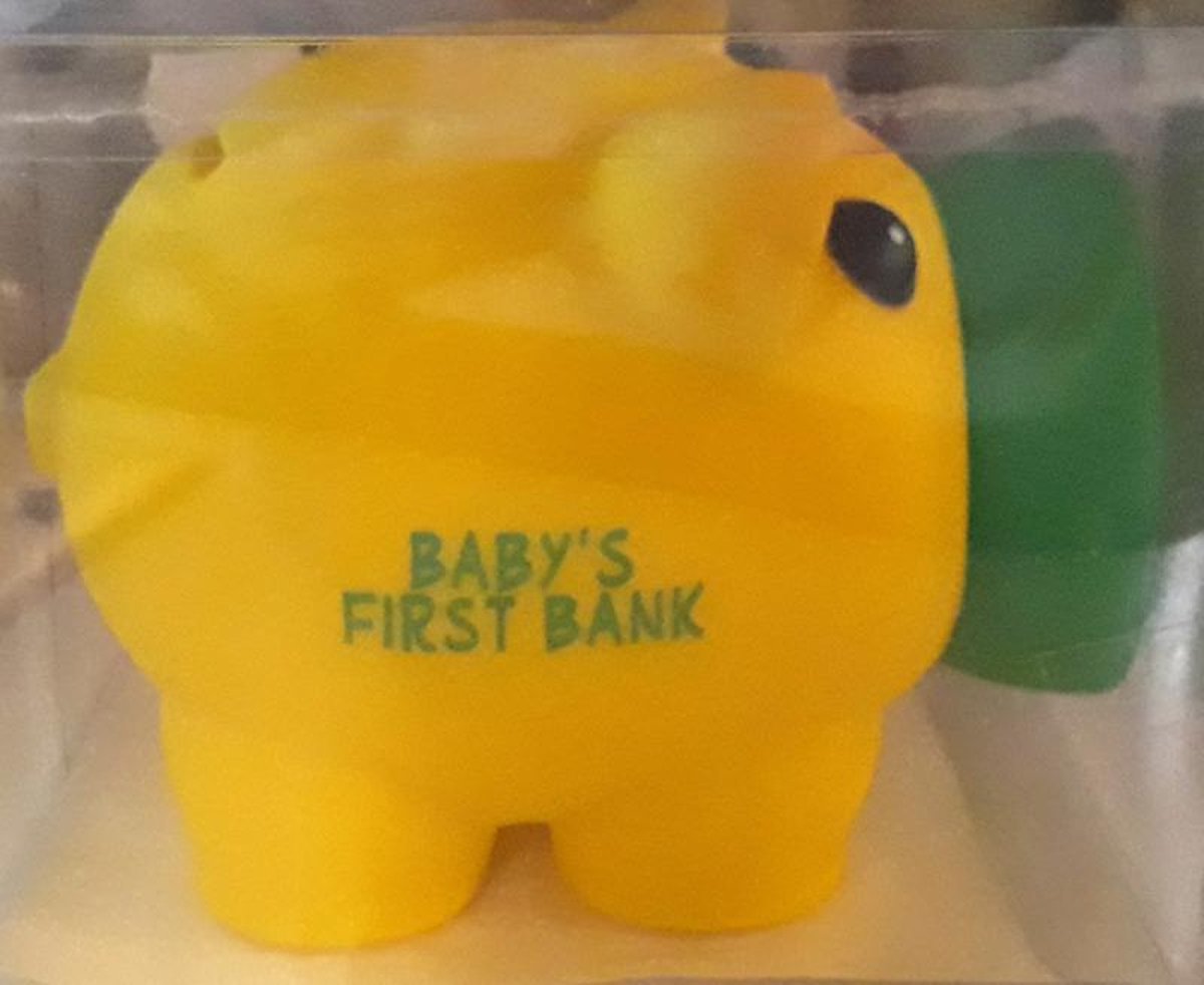 Grote spaarpot varken - Baby's First Bank