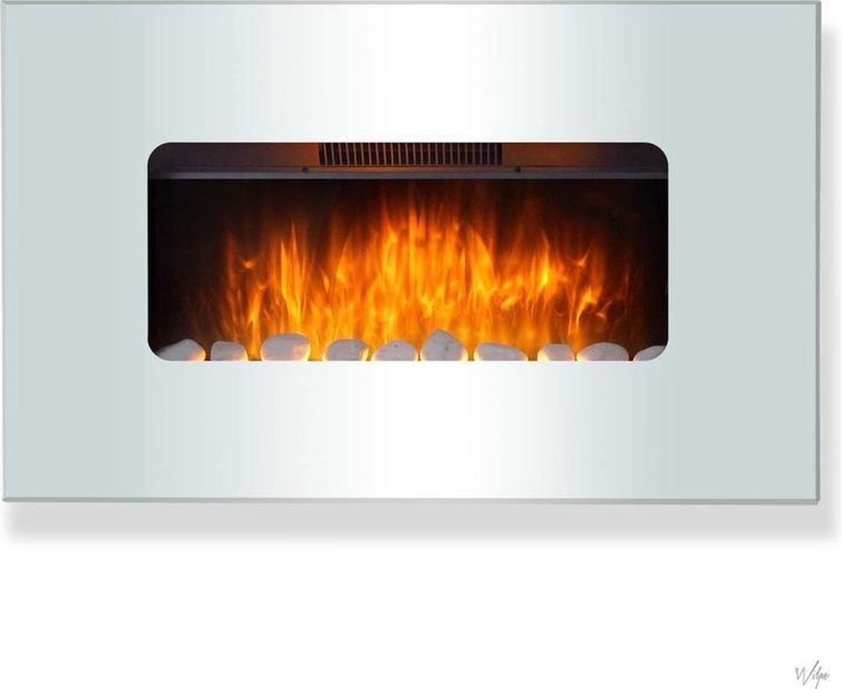 MOA Elektrische Haard - Sfeerhaard Hangend - Afstandbediening - Wit - Ambilight - EF208FB