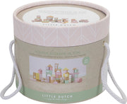 Little Dutch Houten Blokkenton - Adventure pink