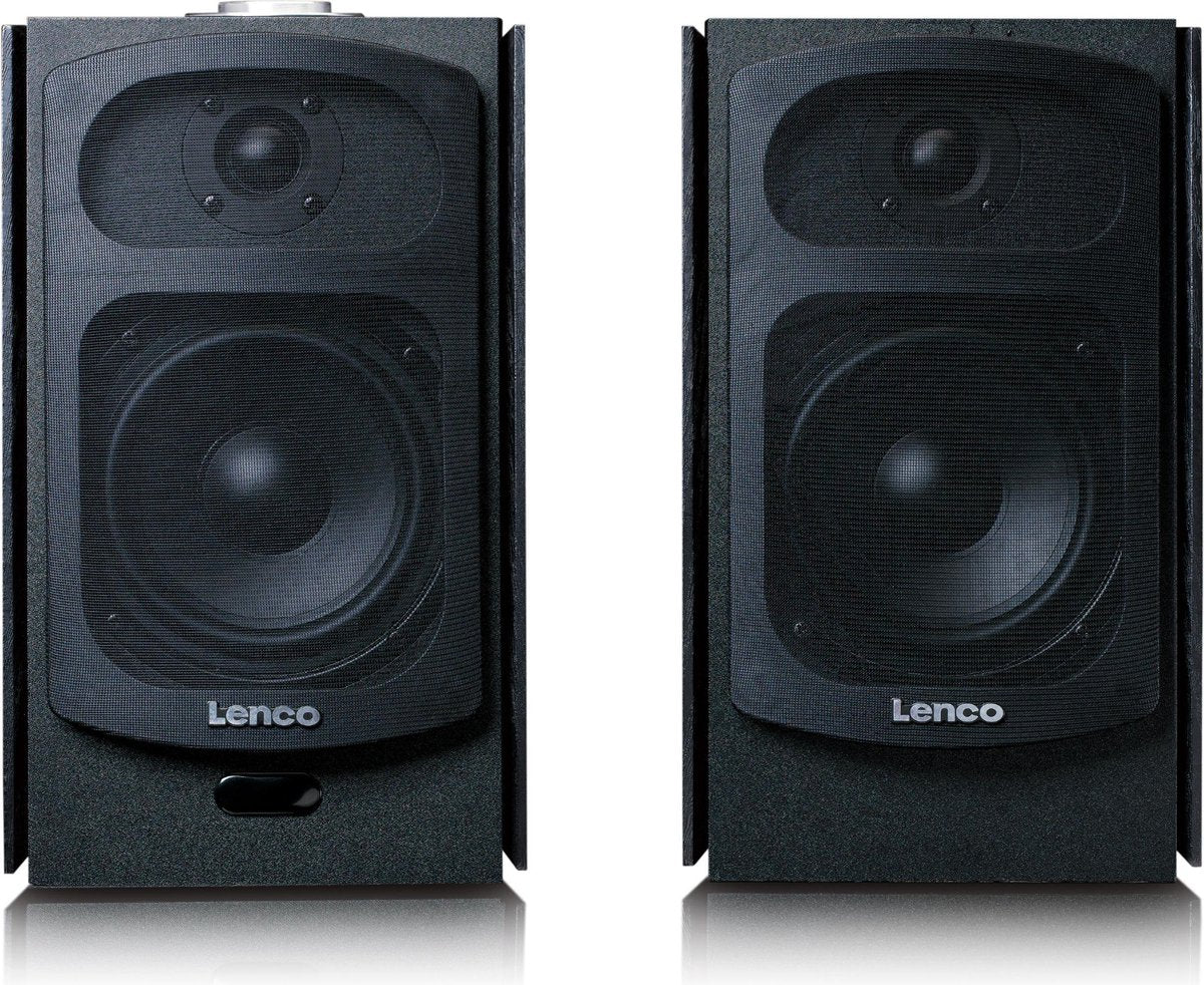 Lenco SPB-260 - Bluetooth speakers set van twee hifi speakers – Zwart