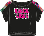 Papillon Dansshirt Meisjes Katoen/elastaan Zwart Maat 116