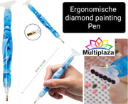 Ergonomische diamond painting pen "Multiplaza" blauw - hobby -geschikt reumatische- fibromyalgie