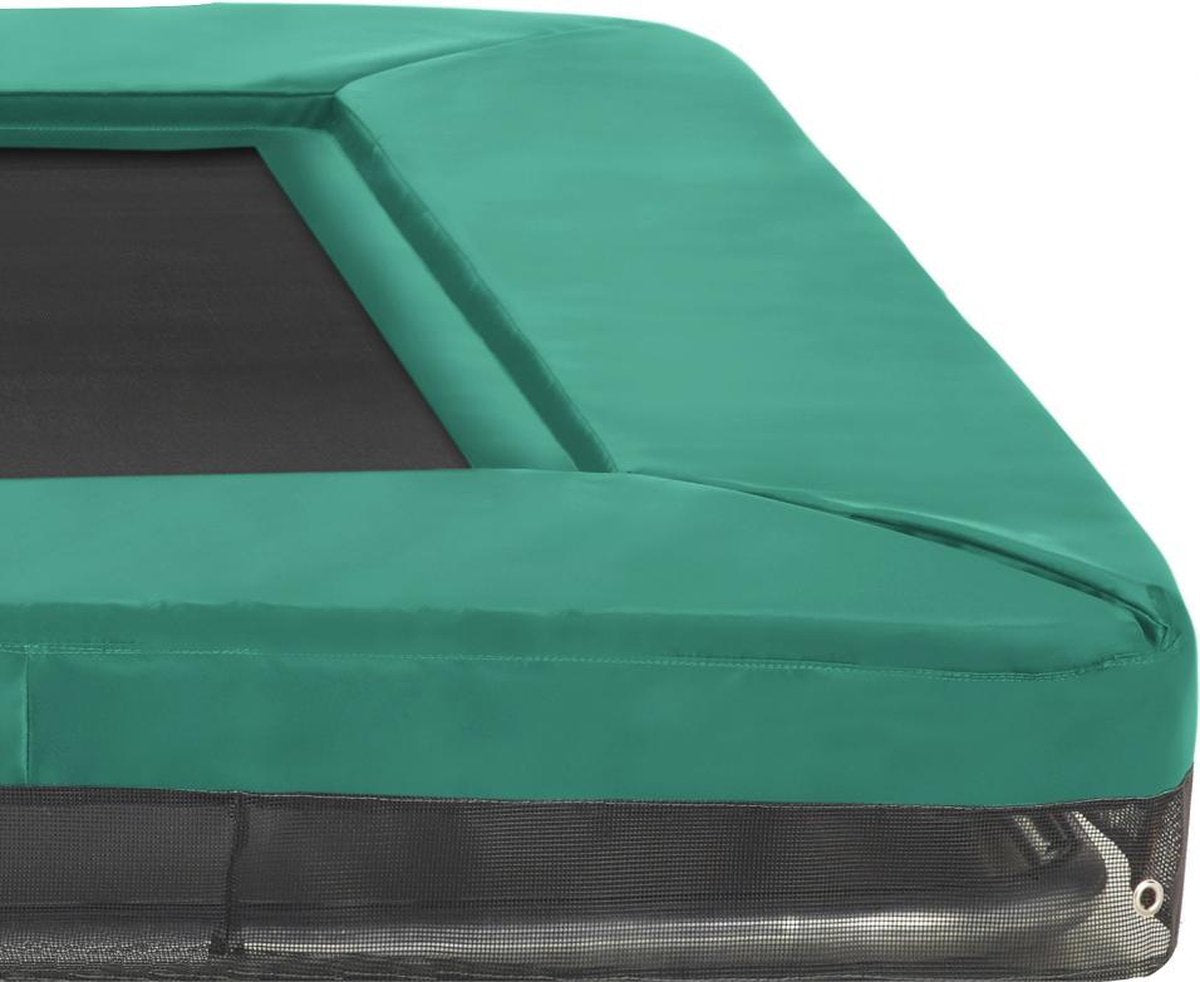 Etan Premium Gold Trampoline Inground Beschermrand - 310 x 232 cm / 1075 ft - Groen - Rechthoekig
