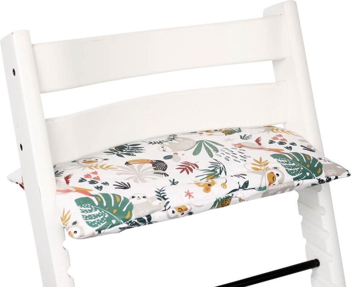 Ukje ZitKussen voor Stokke Tripp Trapp - Geplastificeerd - Wit aap