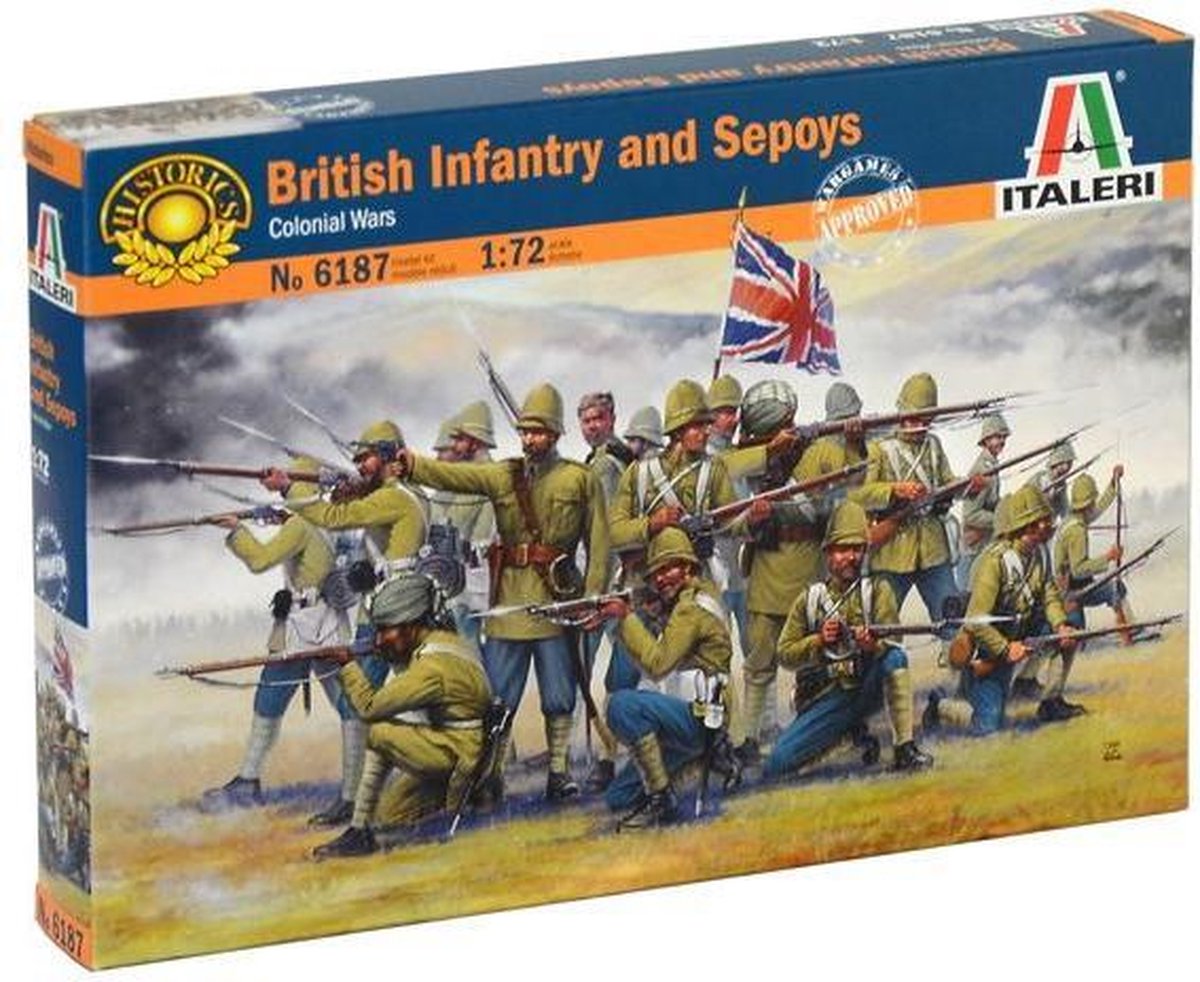 Italeri - British Infantry / Sepoys (Colon.wars) 1:72 * (Ita6187s)