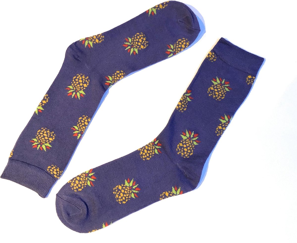 Hipperboo® - Bamboe Sokken - Fruity Ones - 3 paar - Maat 41-46 - Paars - Duurzaam
